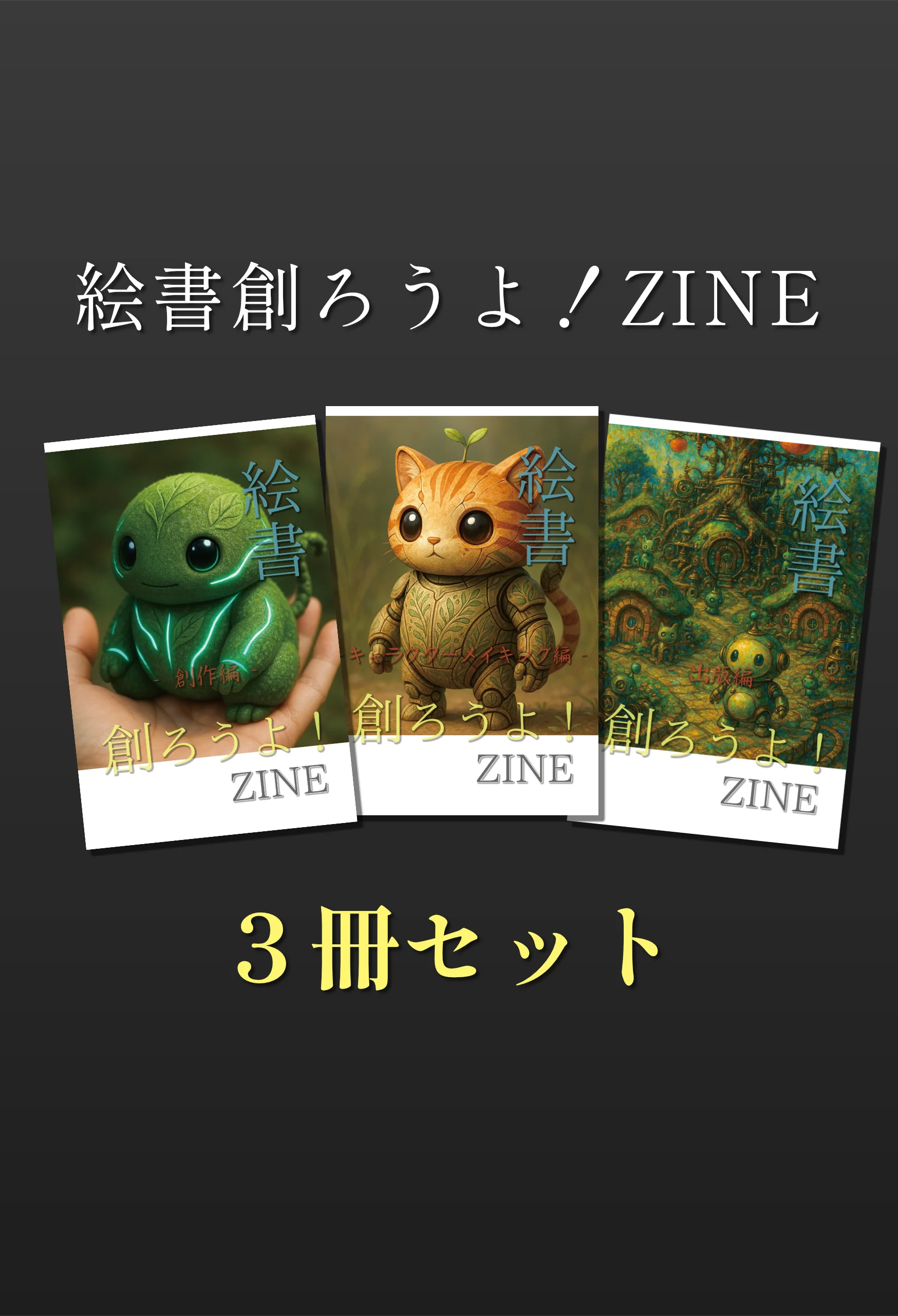 🌱【3冊セット】 生成AI創作・キャラクターメイキング・出版