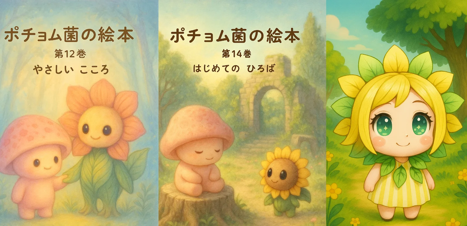 ヒマワリが、ポチョカになるまで