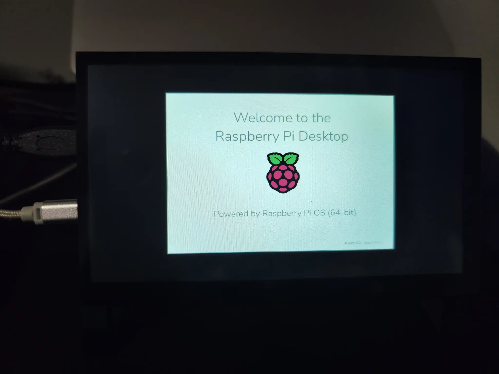 Raspberry Pi の起動画面